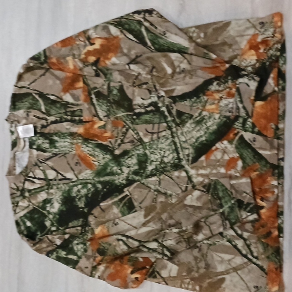 Men's Outfitters Ridge 3D Camo Long-Sleeve Single Pocket Shirt. Size 3x.